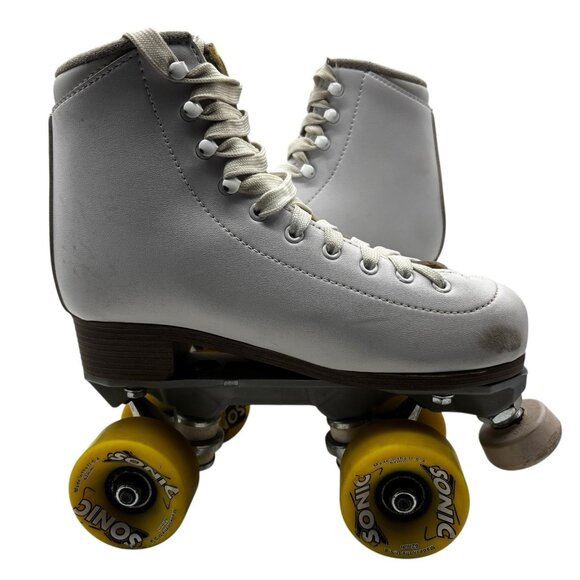 Sure-Grip International Roller Skates Women Size 5 White Sonic Wheels EUC - Picture 8 of 12